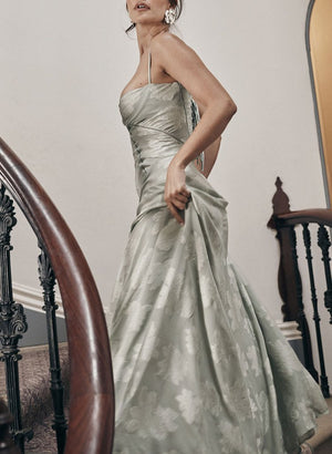 Floral Mesh Maxi Dress - Chiccharm
