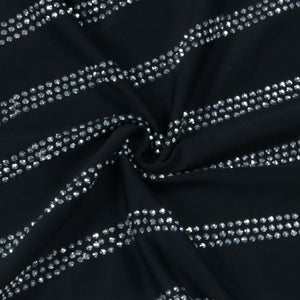 Glamorous Long-Sleeve Cutout Maxi Sparkly Set - Chiccharm