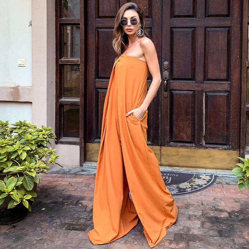 High-waisted Wide leg jumpsuits - Chiccharm