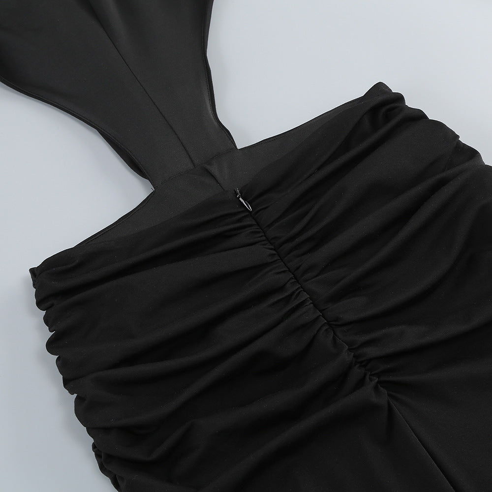 La Rosa Split Gown - Chiccharm Boutique