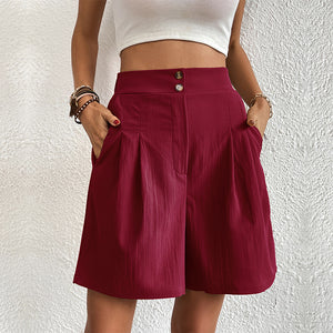Loose High Waist Shorts - Chiccharm