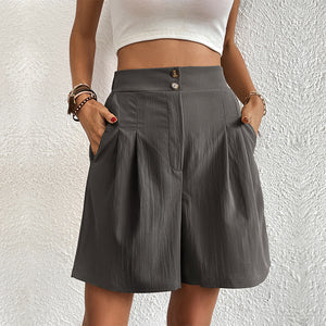 Loose High Waist Shorts - Chiccharm
