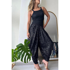 Loose Sequin Pants - Chiccharm