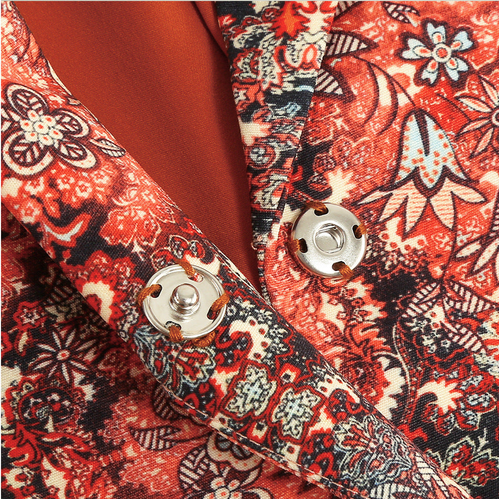 Majesty Feathered Floral Blazer Dress - Chic Charm