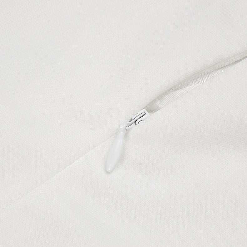 Mesh Top White Jumpsuit - Chiccharm Boutique