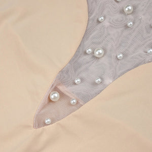 Mesh Top White Jumpsuit - Chiccharm Boutique