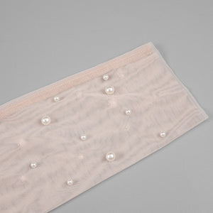 Mesh Top White Jumpsuit - Chiccharm Boutique