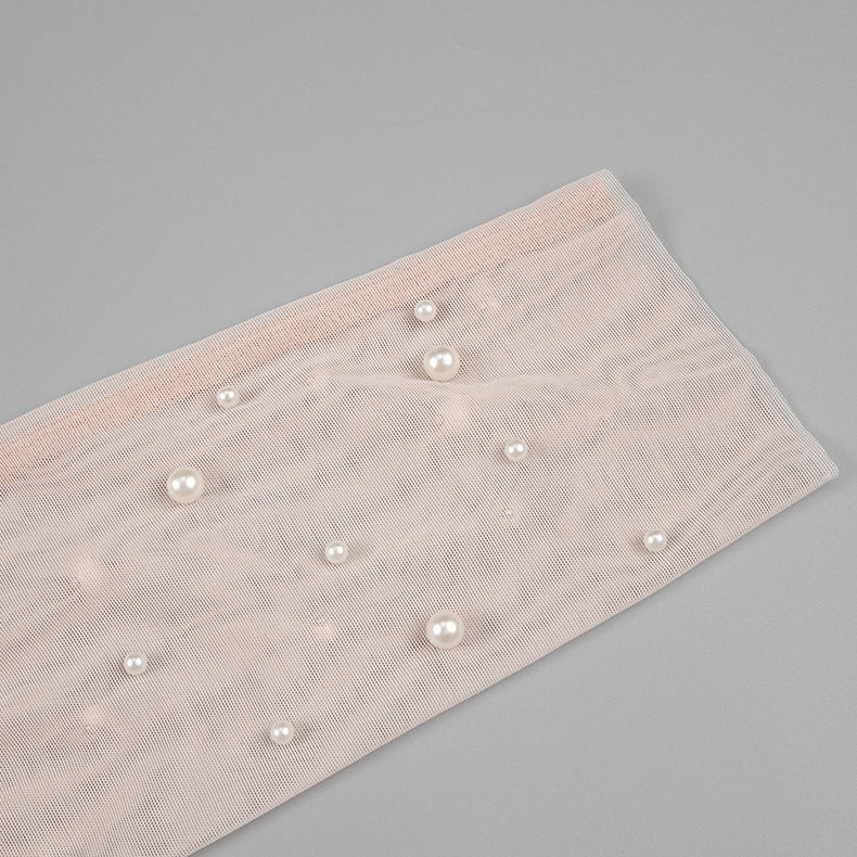 Mesh Top White Jumpsuit - Chiccharm Boutique