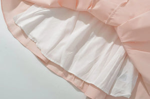 Pink Off-Shoulder Fit-and-Flare Mini Dress - Chic Charm
