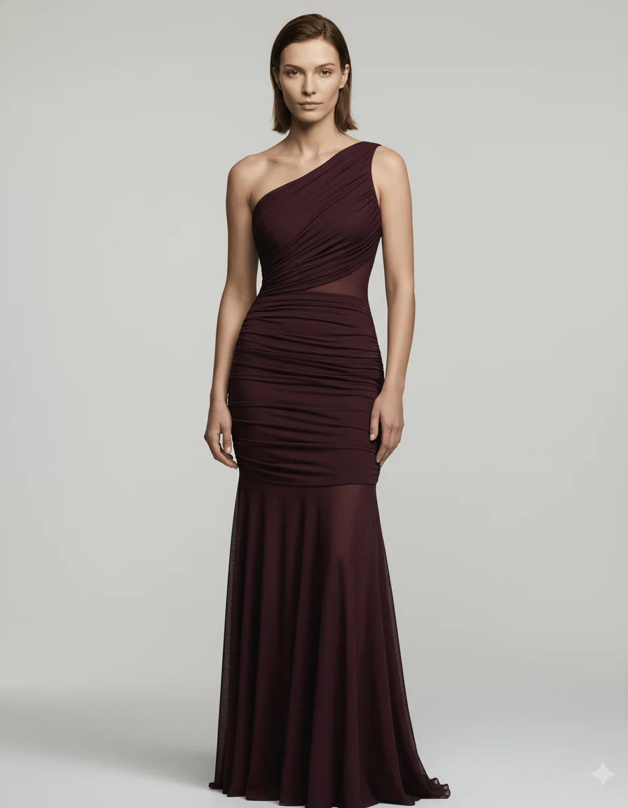 One Shoulder Bodycon Dress - Chiccharm Boutique