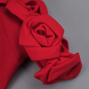 Redi Rose off The Shoulder Mini dress for Evenings - Chic Charm