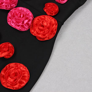 Rose Illusion Cascade Dress Pattern​ - Chiccharm
