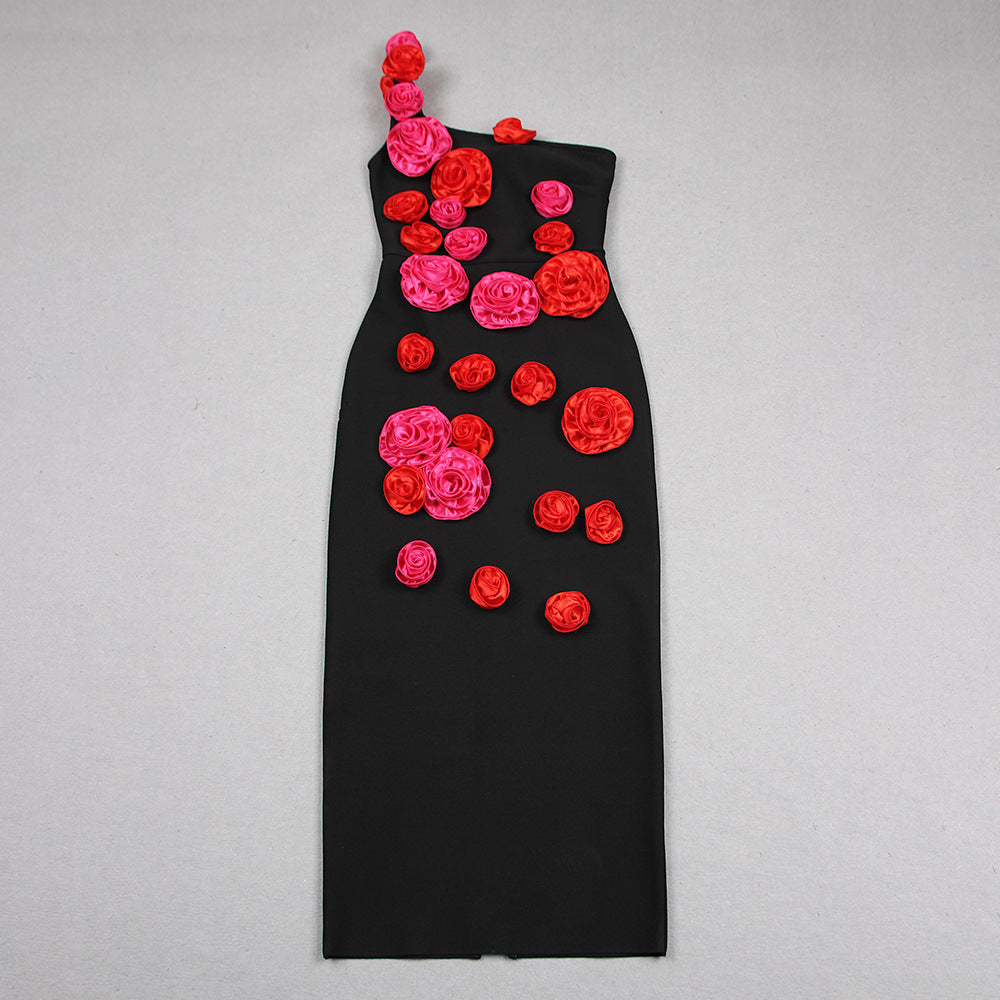 Rose Illusion Cascade Dress Pattern​ - Chiccharm