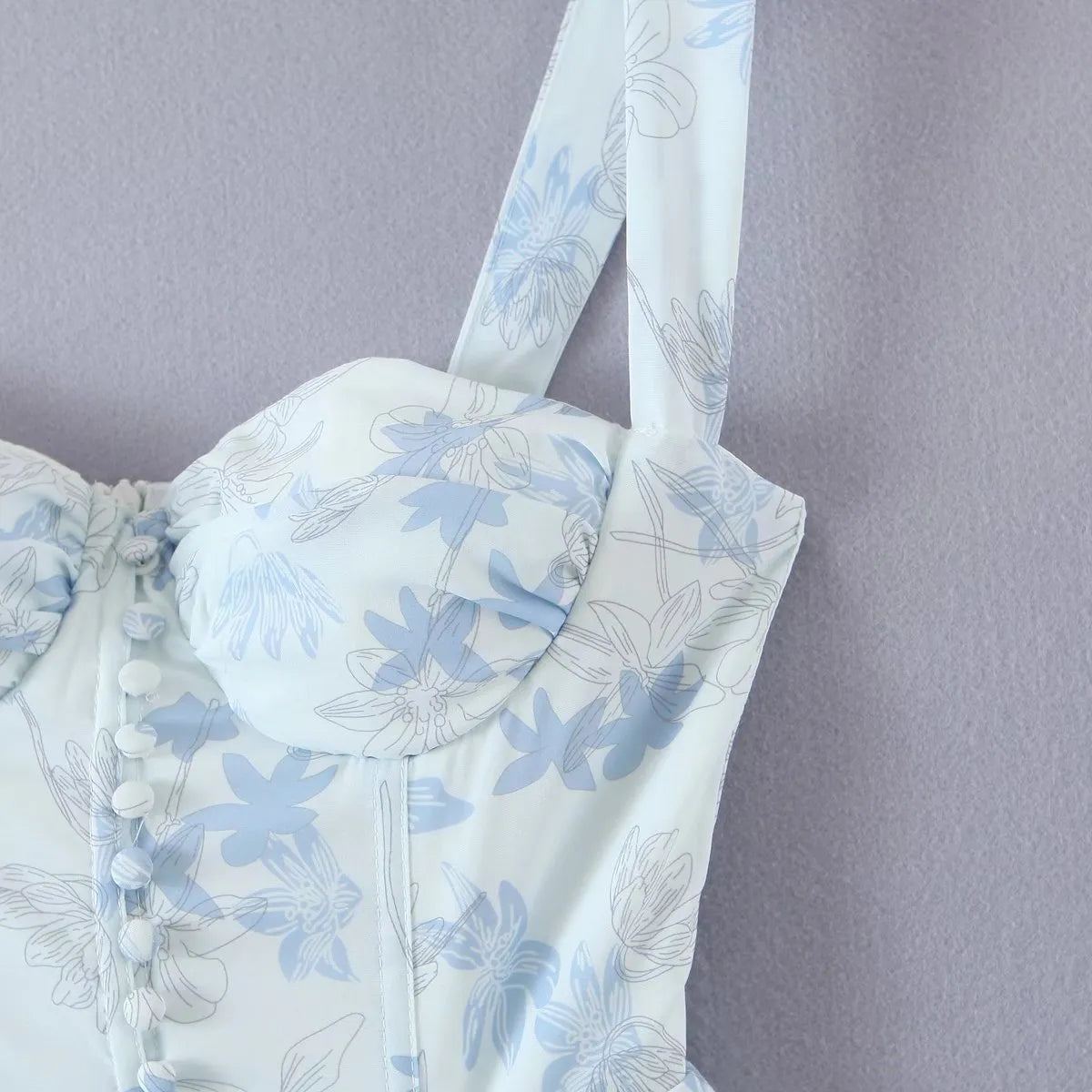 Ruched Strappy Corset Irregular Side Dress - chiccharm