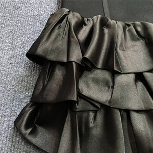 Ruffle Hem Gown