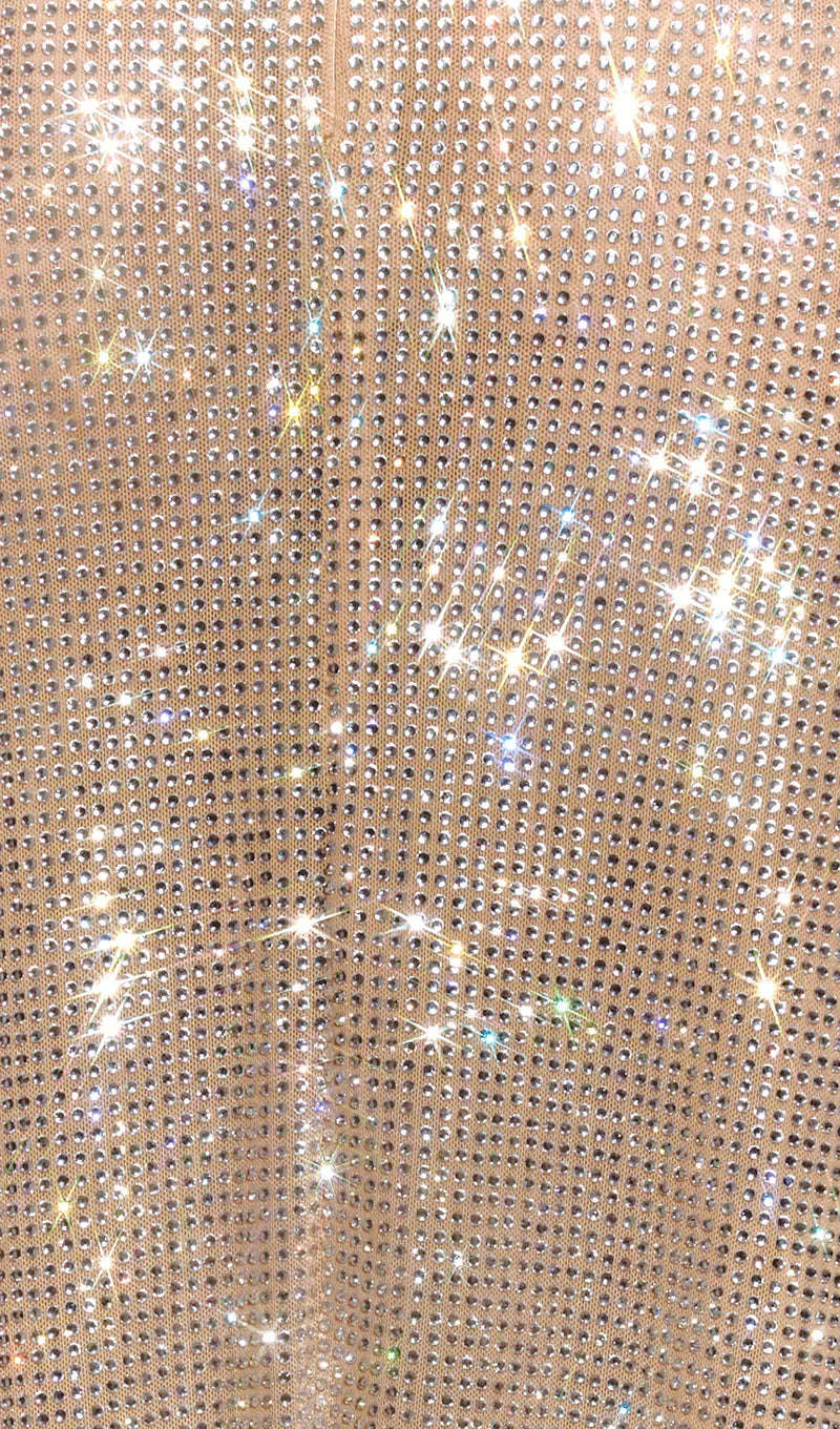 Starlit Glow Sequin Halter Slip Dress