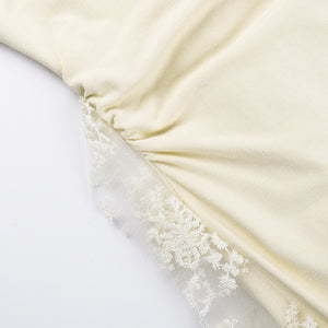 Strap Lace Patchwork Dress - Chiccharm