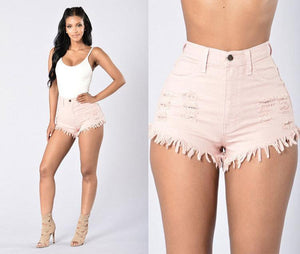 Stretch Sexy Frayed Shorts - Chiccharm