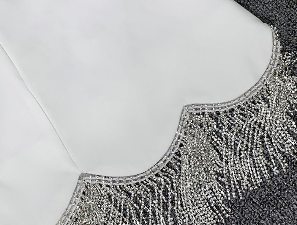 Tailored Blazer and Embellished Mini Skirt Suit for Women - Chiccharm