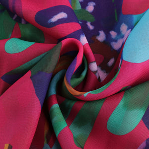 Vibrant Floral Print Gowns - Chiccharm Boutique